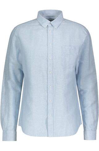Roald Shirt Melange linen shirt